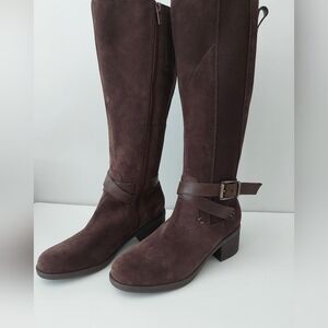 Clarks Brown Knee-High Boots